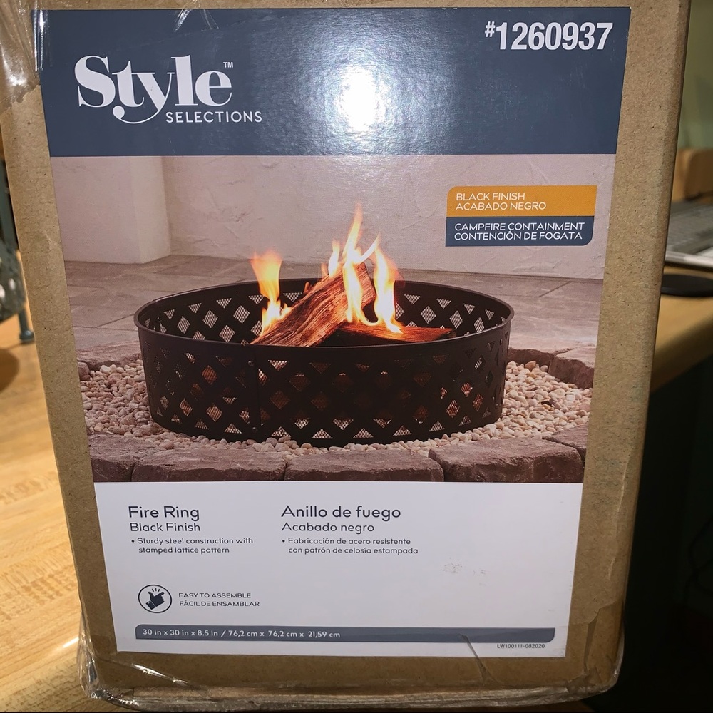 NWT Style Selections Fire Ring